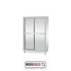 Armoire Neutre en Inox 4 Portes Coulissantes BILGEINOX