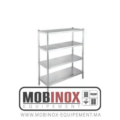 Casier de Rangement en Inox 1.00 M EURINOX