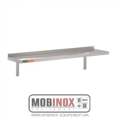 ETAGÈRE MURALE INOX L120XPROF.30CM