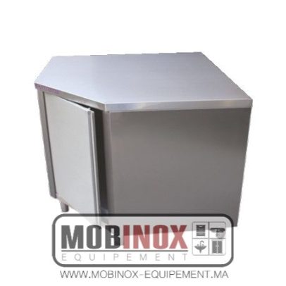 MEUBLE D'ANGLE INOX PROF.700