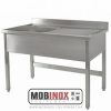 PLONGE INOX BANDEAU À L’AVANT ET SUR LES CÔTÉS DE 250 MM