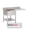 PLONGE INOX ESP LV L140XP70XH85CM EG DROITE 1 BAC