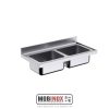 Plonge Inox deux Bacs Gamme 600