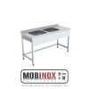 Plonge en Inox 1 Bac 0.70 M BILGEINOX